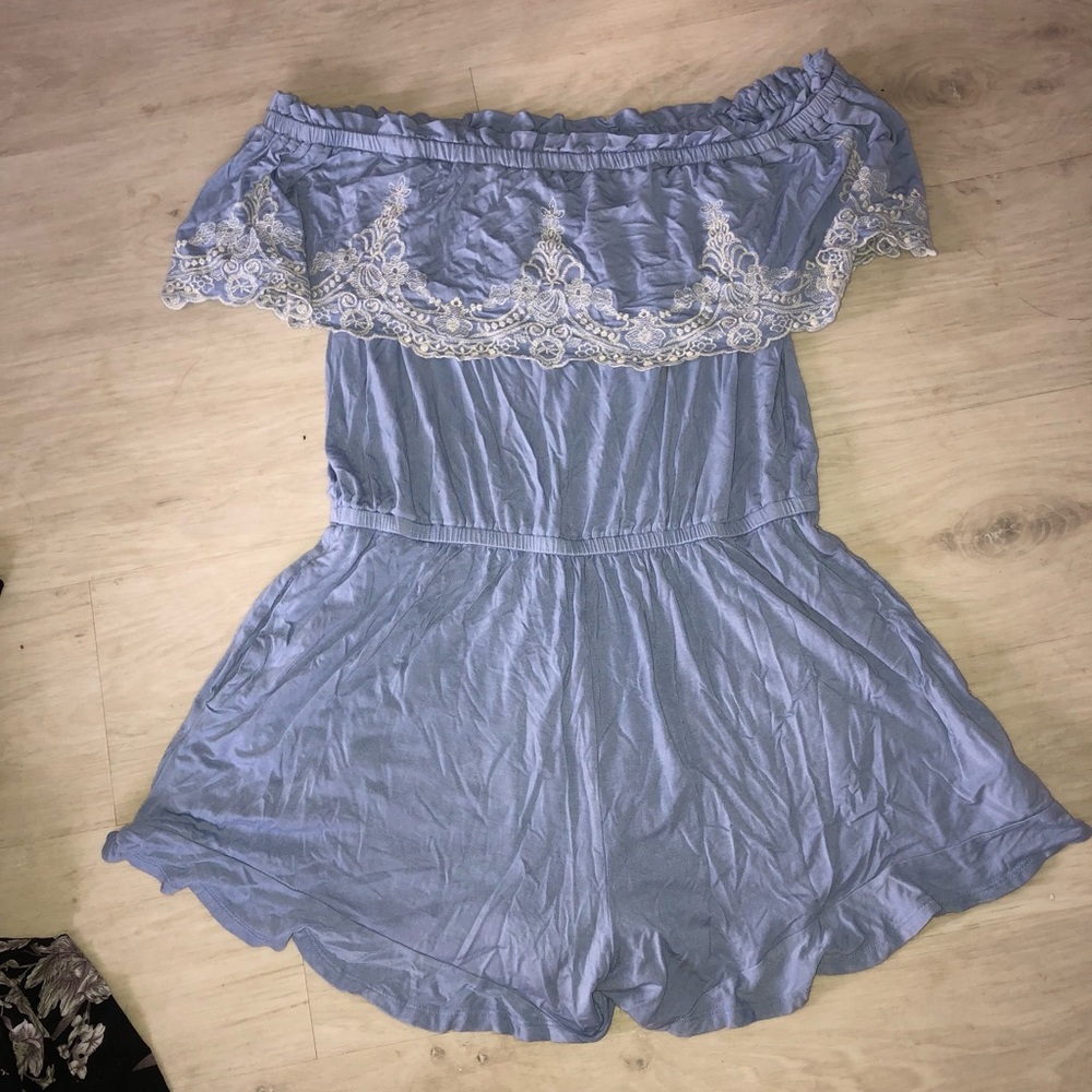 American Eagle Off the Shoulder Romper